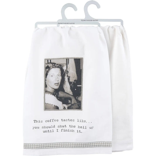 Kitchen Towel- This Coffee Tastes Like