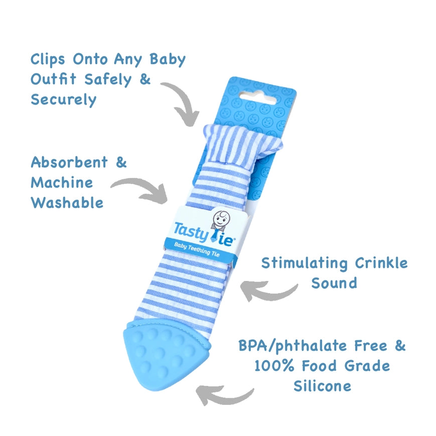 Tasty Tie Teether with Crinkle