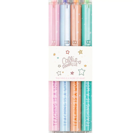 Teaching Is A Work Of Heart Gel Pen Set