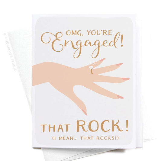 That Rock Engagement Card