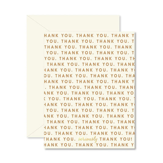 Repeating Thank You Card