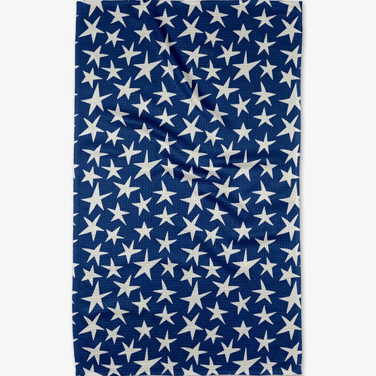 Geometry Tea Towel-USA Stars