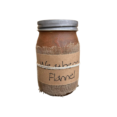 Black Crow Candle- Weathered Flannel