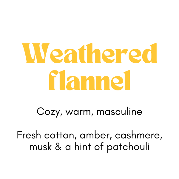 Black Crow Candle- Weathered Flannel