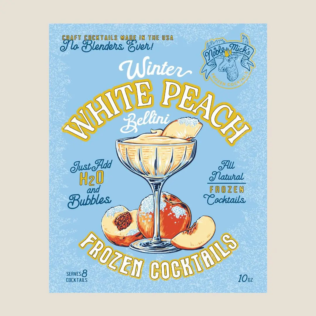 Noble Mick's Winter White Peach Frozen Cocktail Mix