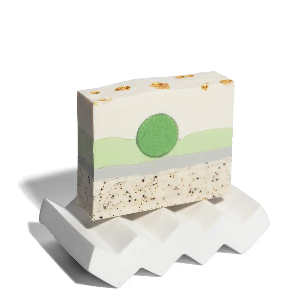 Modern Cement Soap Dish-White