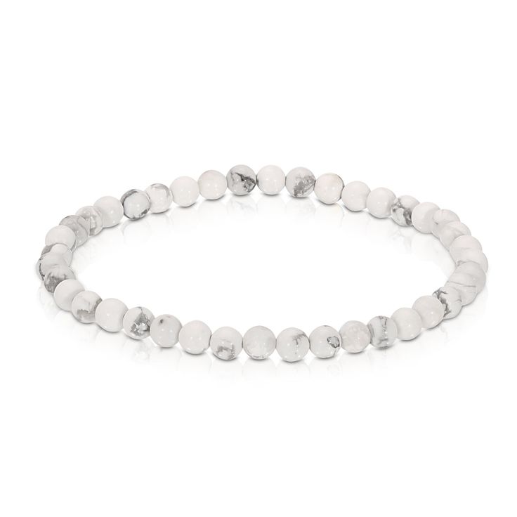 Mini Gemstone Bracelet- White Turquoise