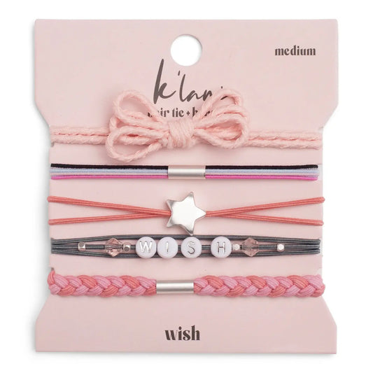 K'Lani Hair Tie Bracelet- Wish