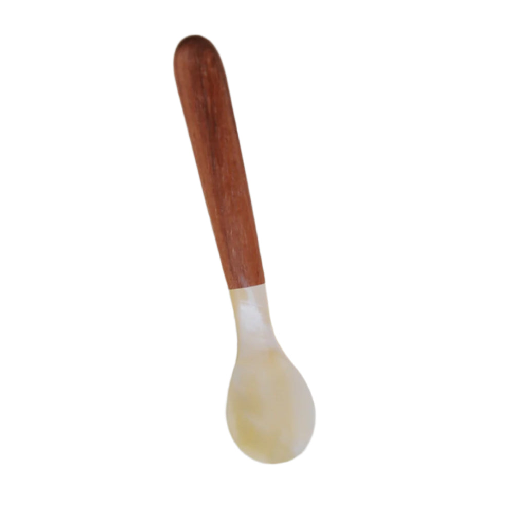 Wood and Shell Spoon