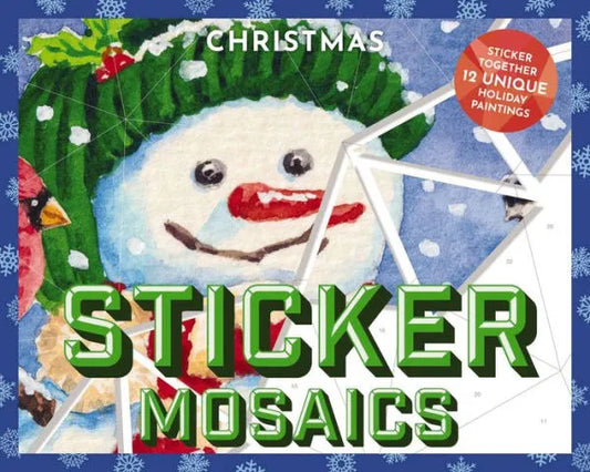 Christmas Sticker Mosaic Book