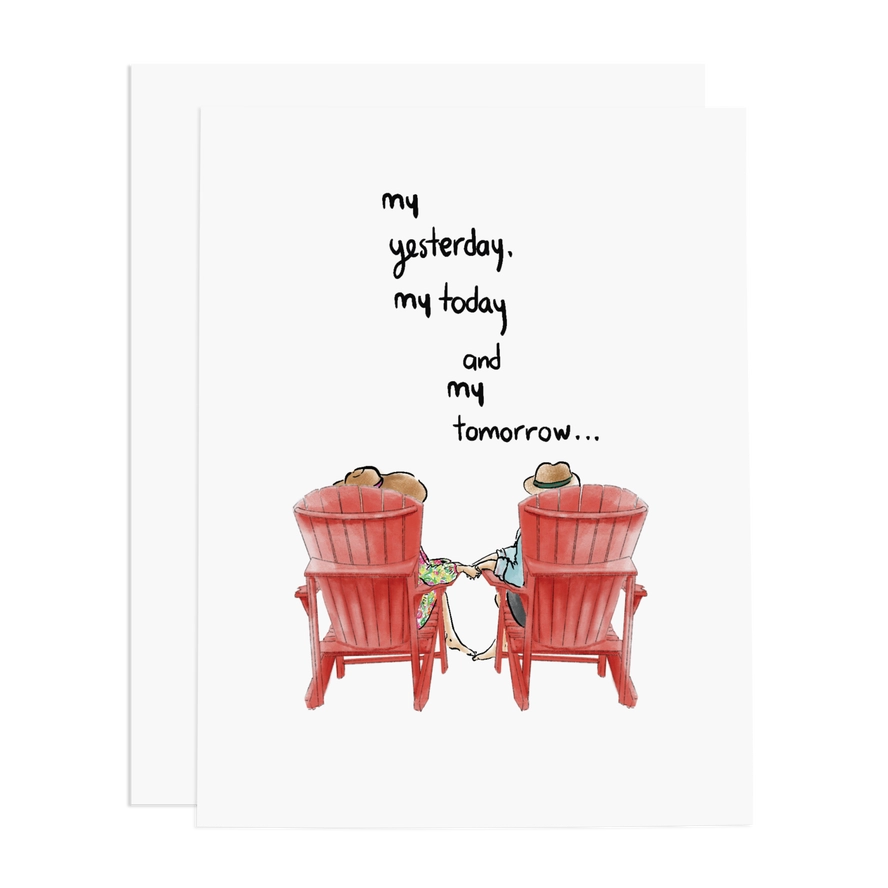 My Yesterday, My Today, My Tomorrow Card