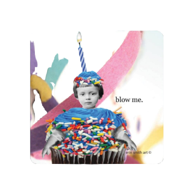 Neoprene Coaster-Blow Me