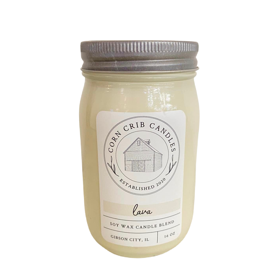 Corn Crib Candle- Lava
