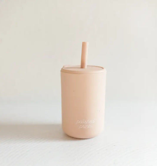 Silicone Straw Cup With Lid