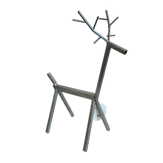 Silver Metal Deer-Large (Standing)
