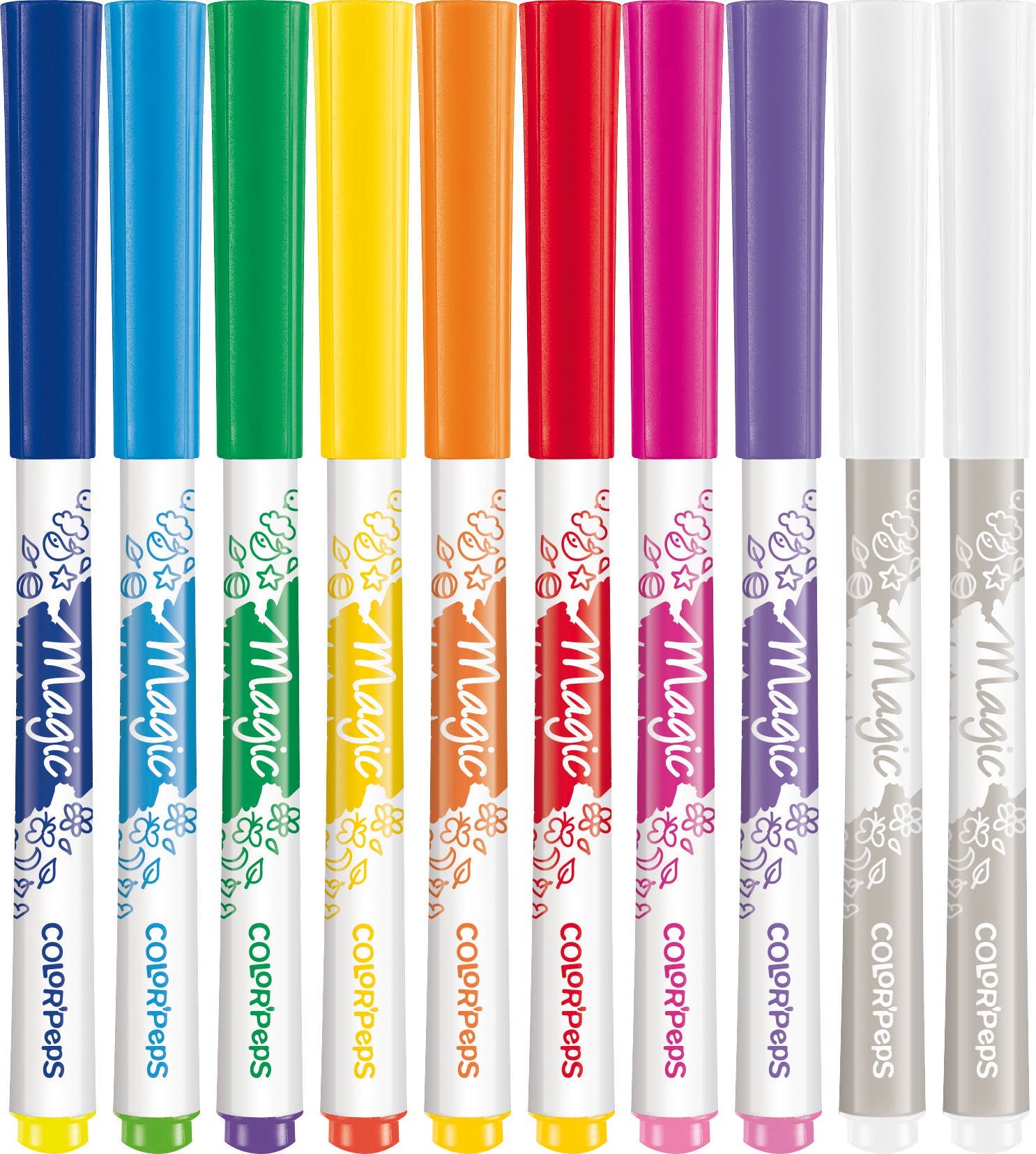Set of colorful markers with 'Copernicus' branding on a white background