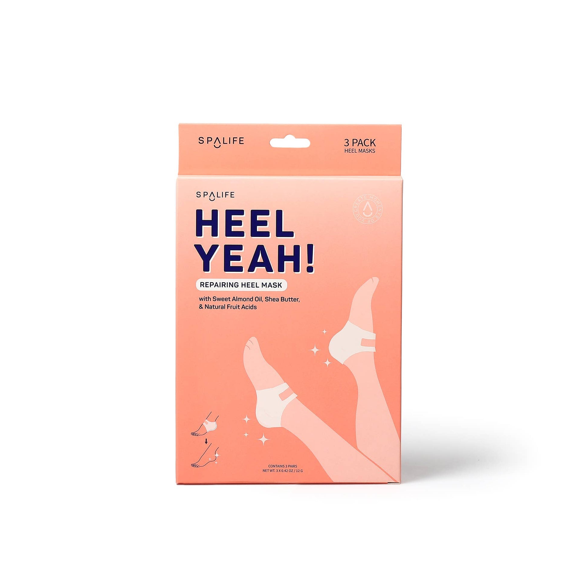 Spalife heel repair mask packaging on a white background