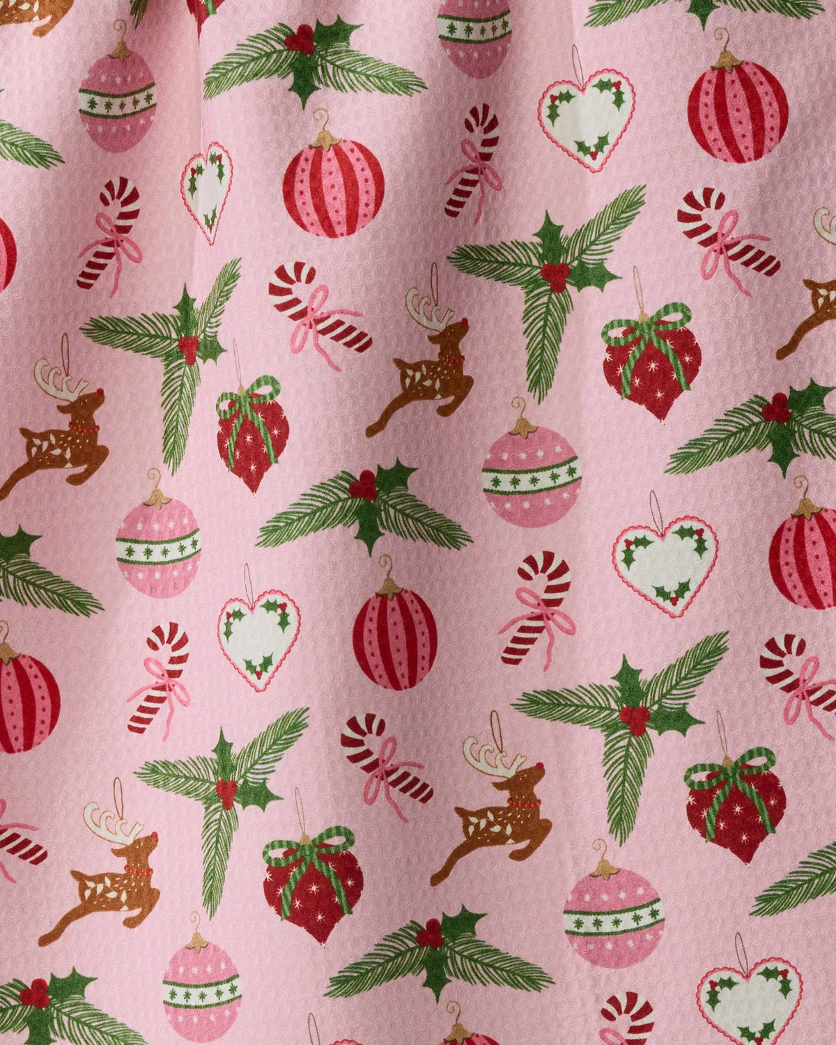 Geometry Luxe Kitchen Towel- Pink Tidings