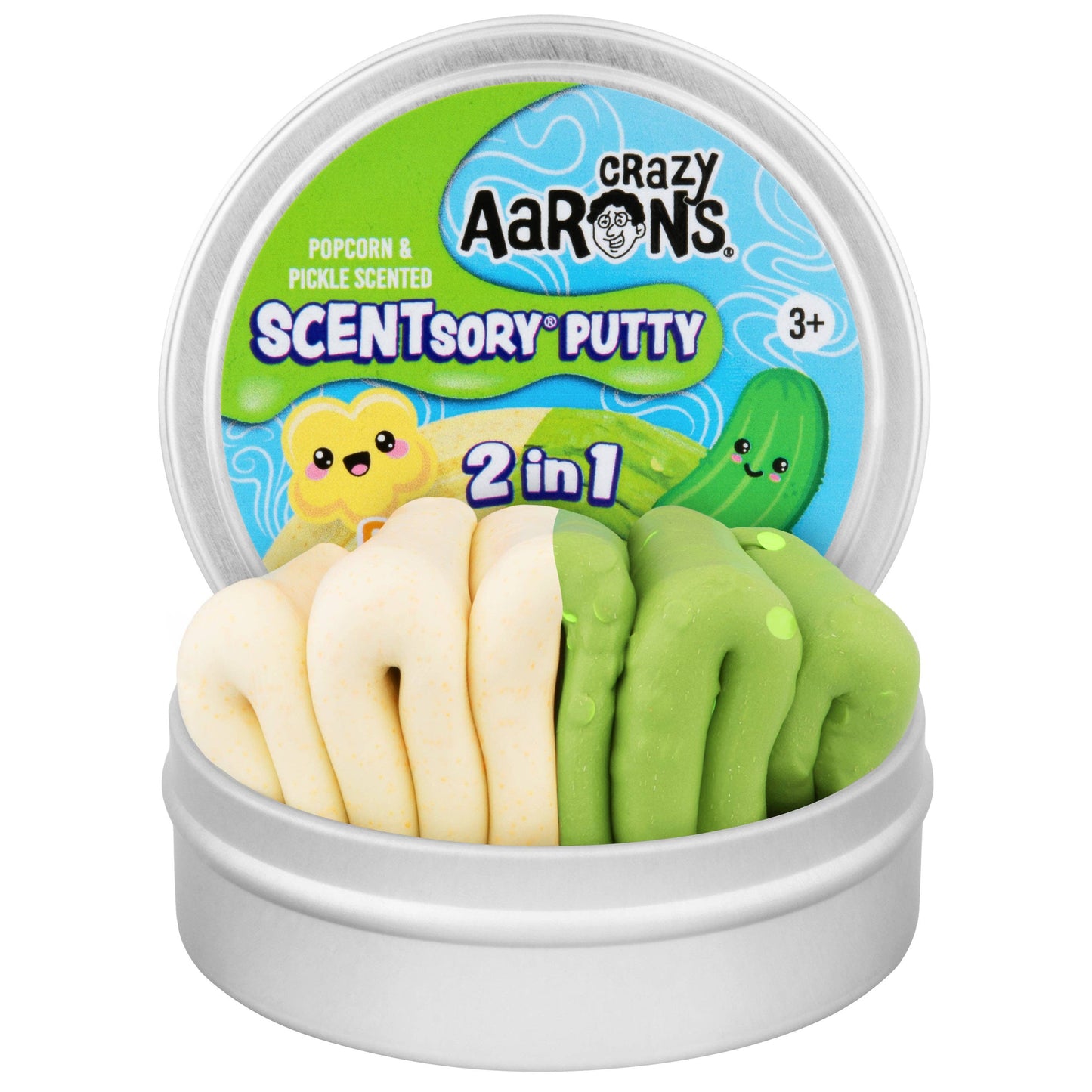 Popcorn/Pickle Scentsory Duos Thinking Putty