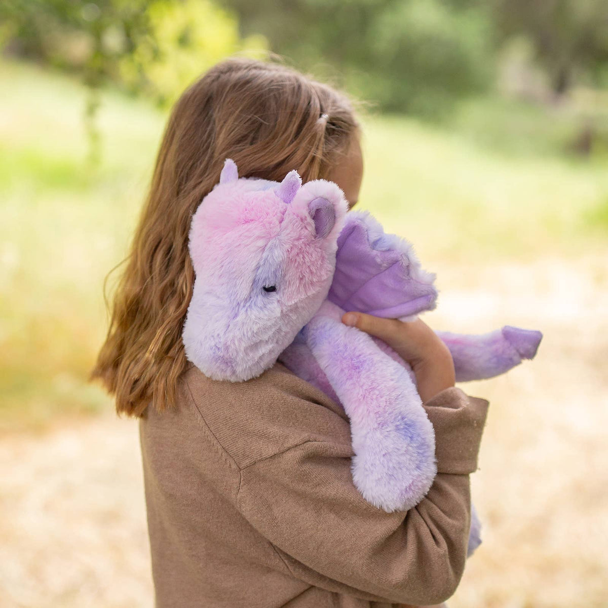 World Softest Plush Lushee 16 inch - Dottie Tie Dye Dragon
