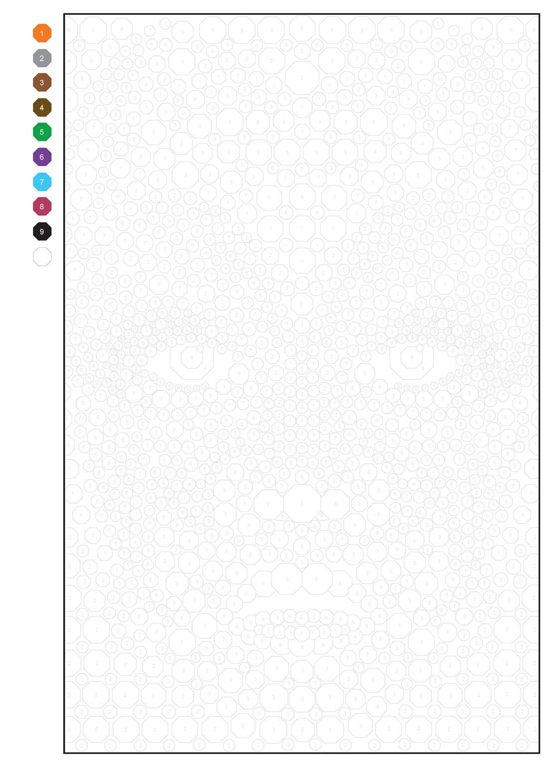 Color Quest Color-By-Number Book