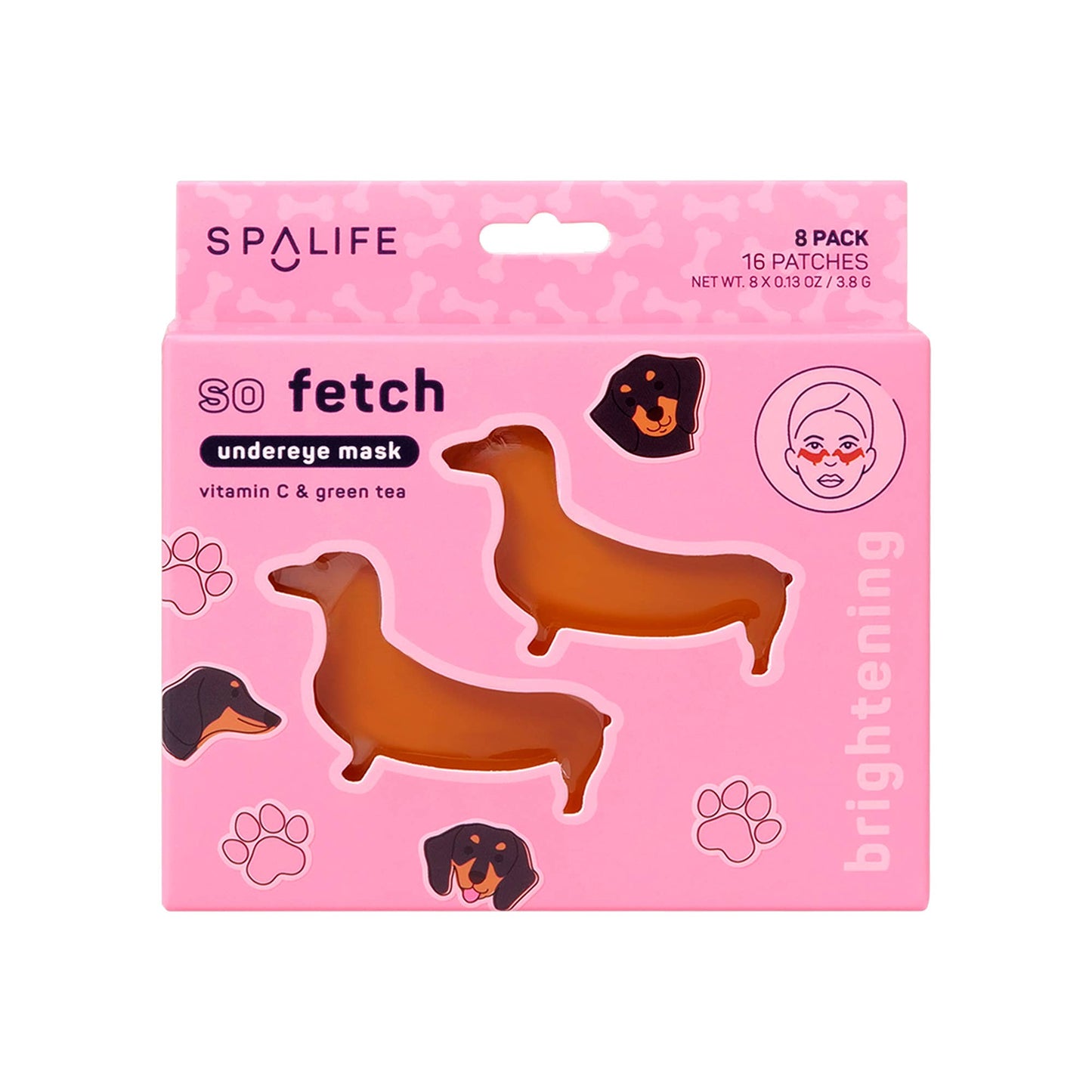 So Fetch  Dachshund Dog Eye Patches 8 ct.
