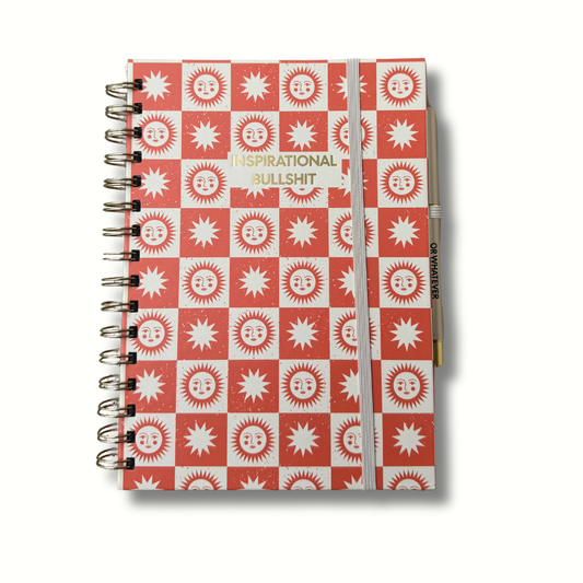 Inspirational Bullshit Journal with Pen