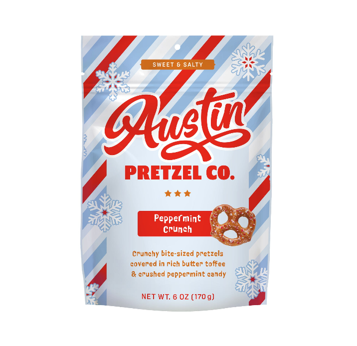 Peppermint Crunch Pretzels 6oz