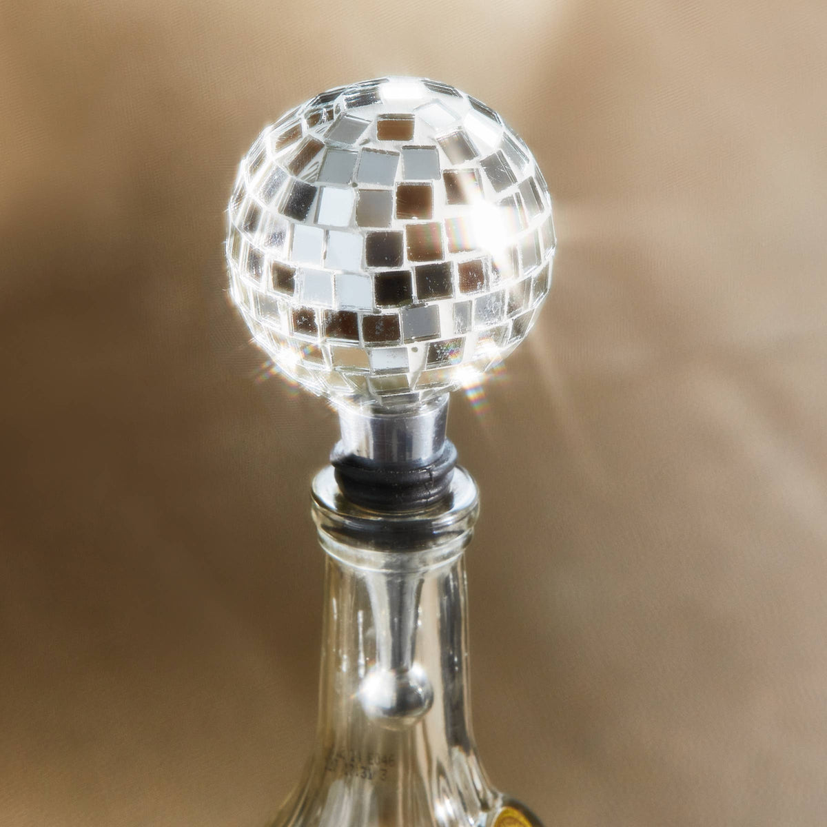 Disco Ball Bottle Stopper