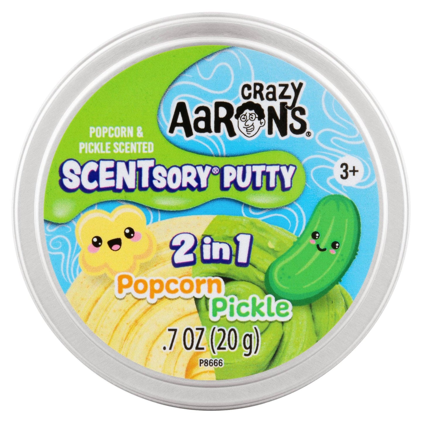 Popcorn/Pickle Scentsory Duos Thinking Putty