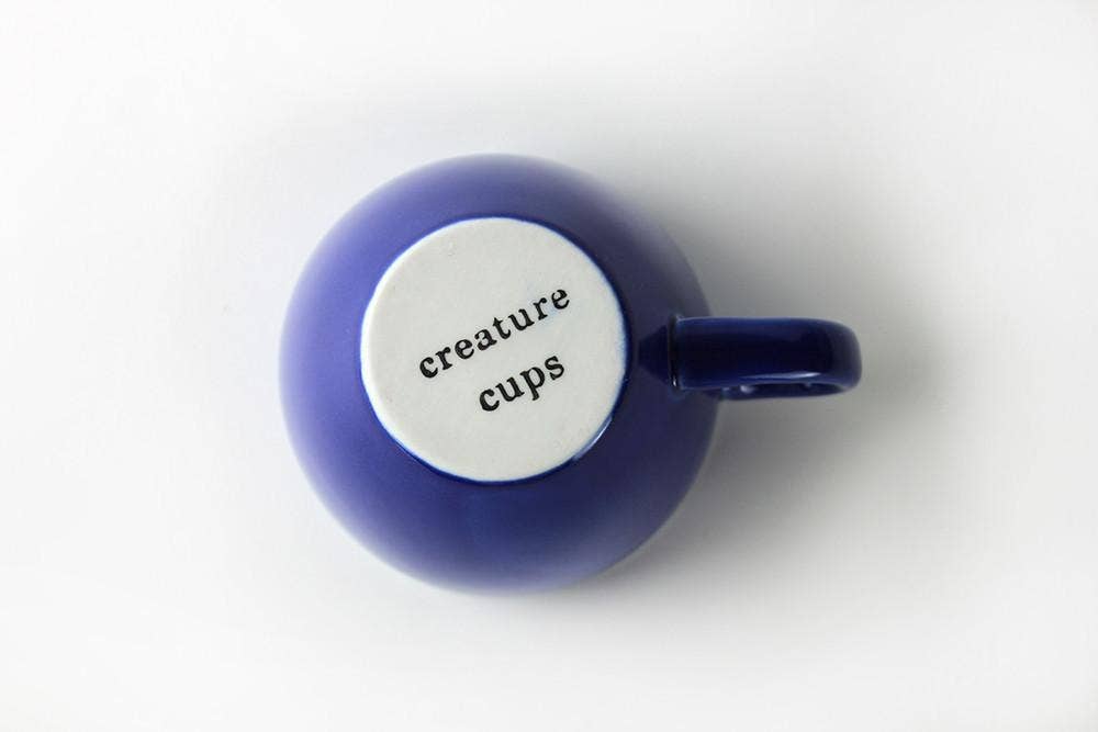 Squirrel | Ceramic Surprise Mug Gift (11 oz. Cobalt Blue)