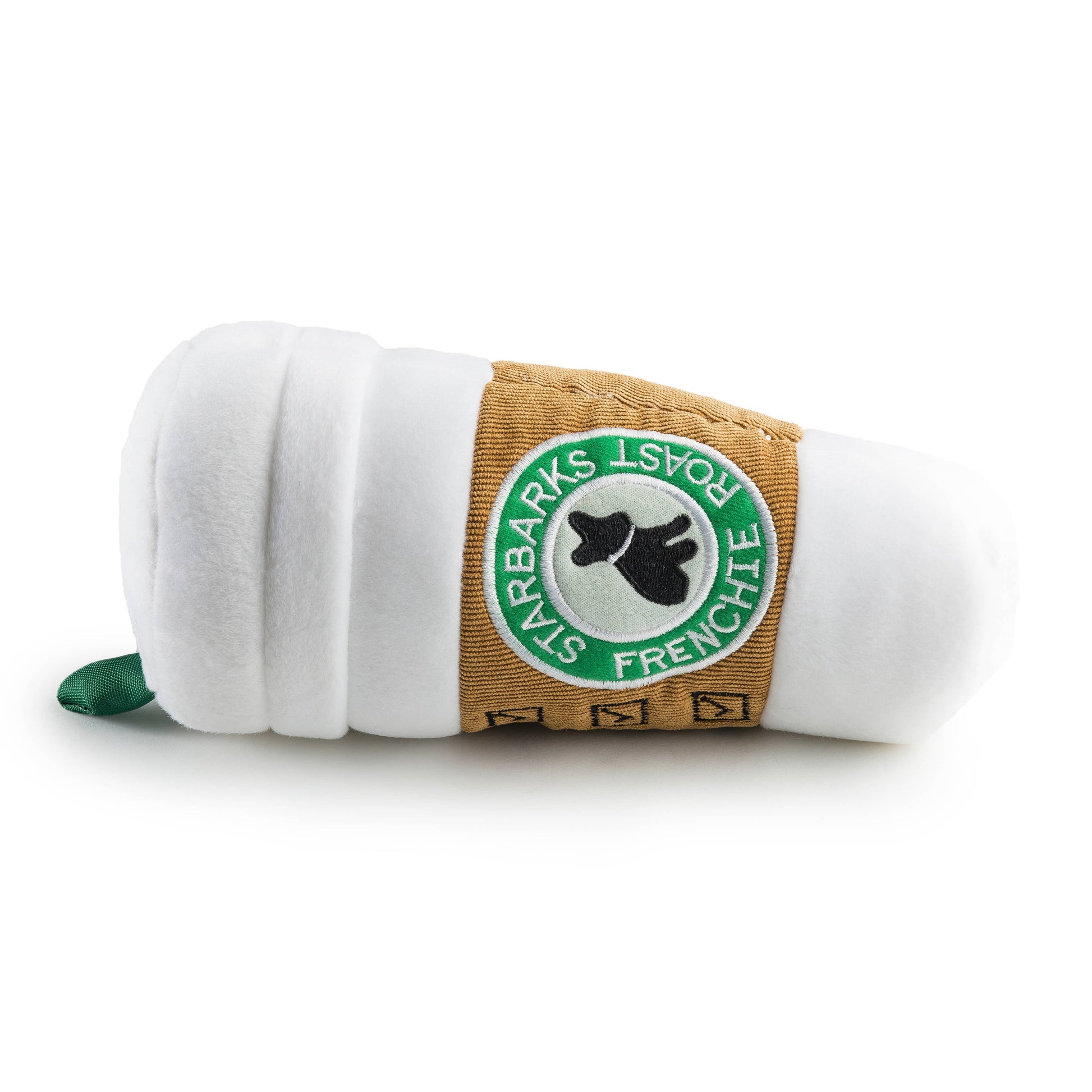 Dog toy with a Starbarks label on a white background
