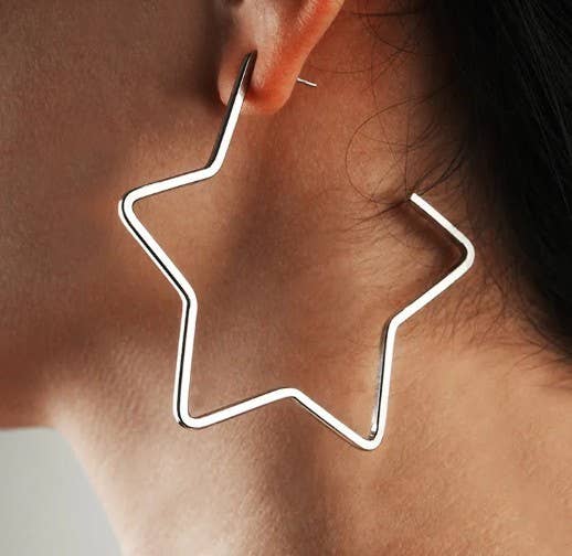 18K Stainless Steel Waterproof Tarnish Free Hoops