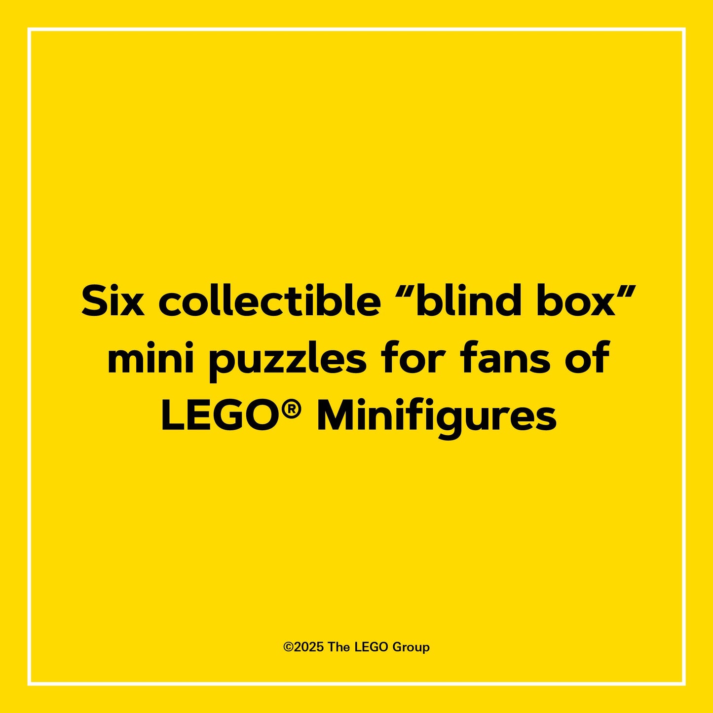 LEGO Mystery Minifigure Mini Puzzle Christmas Edition