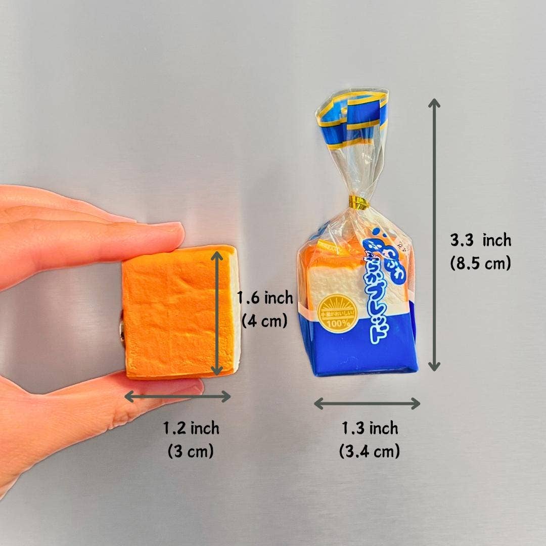 Magnet-Mini Bread Toast Squishy