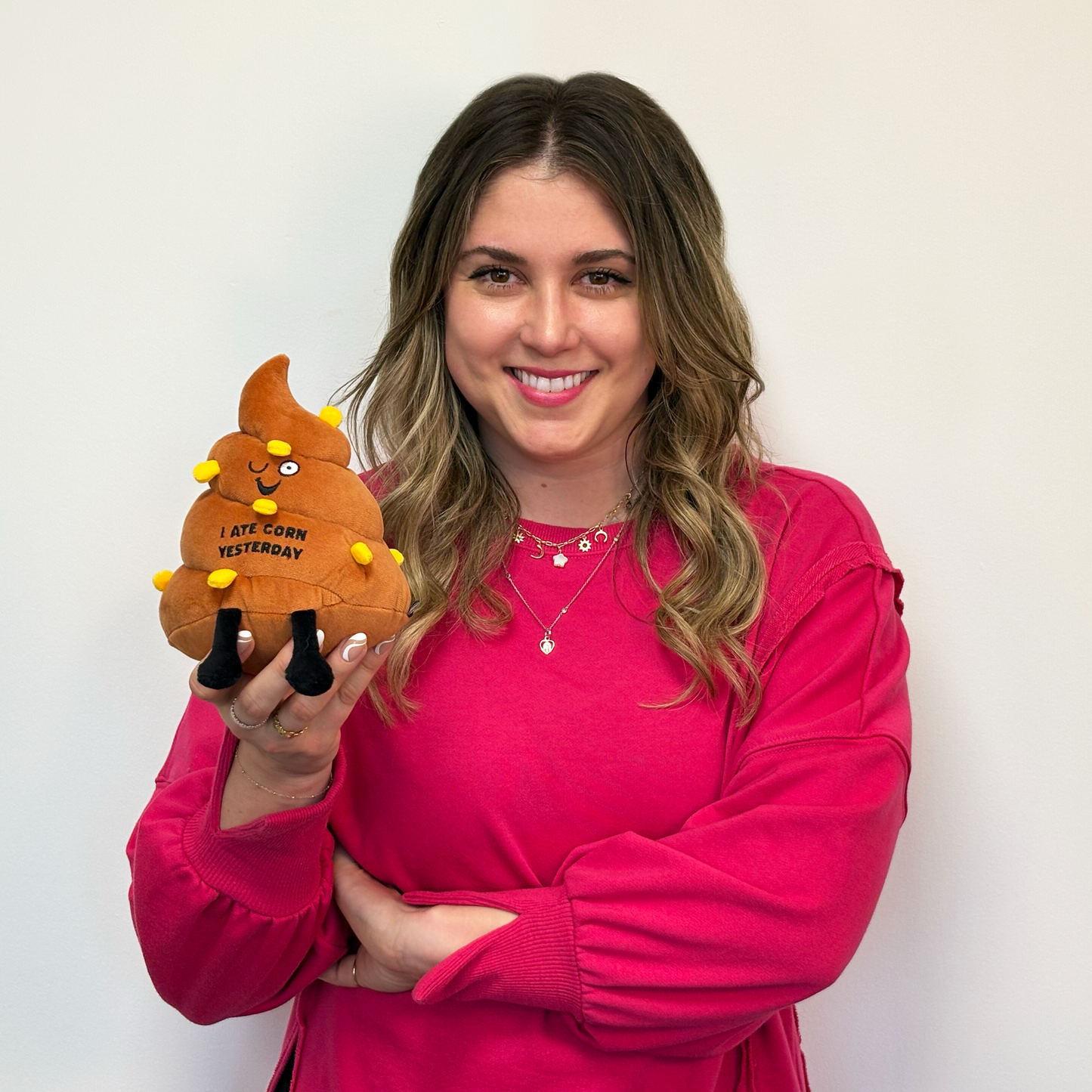 "I Ate Corn Yesterday" Poop Plush