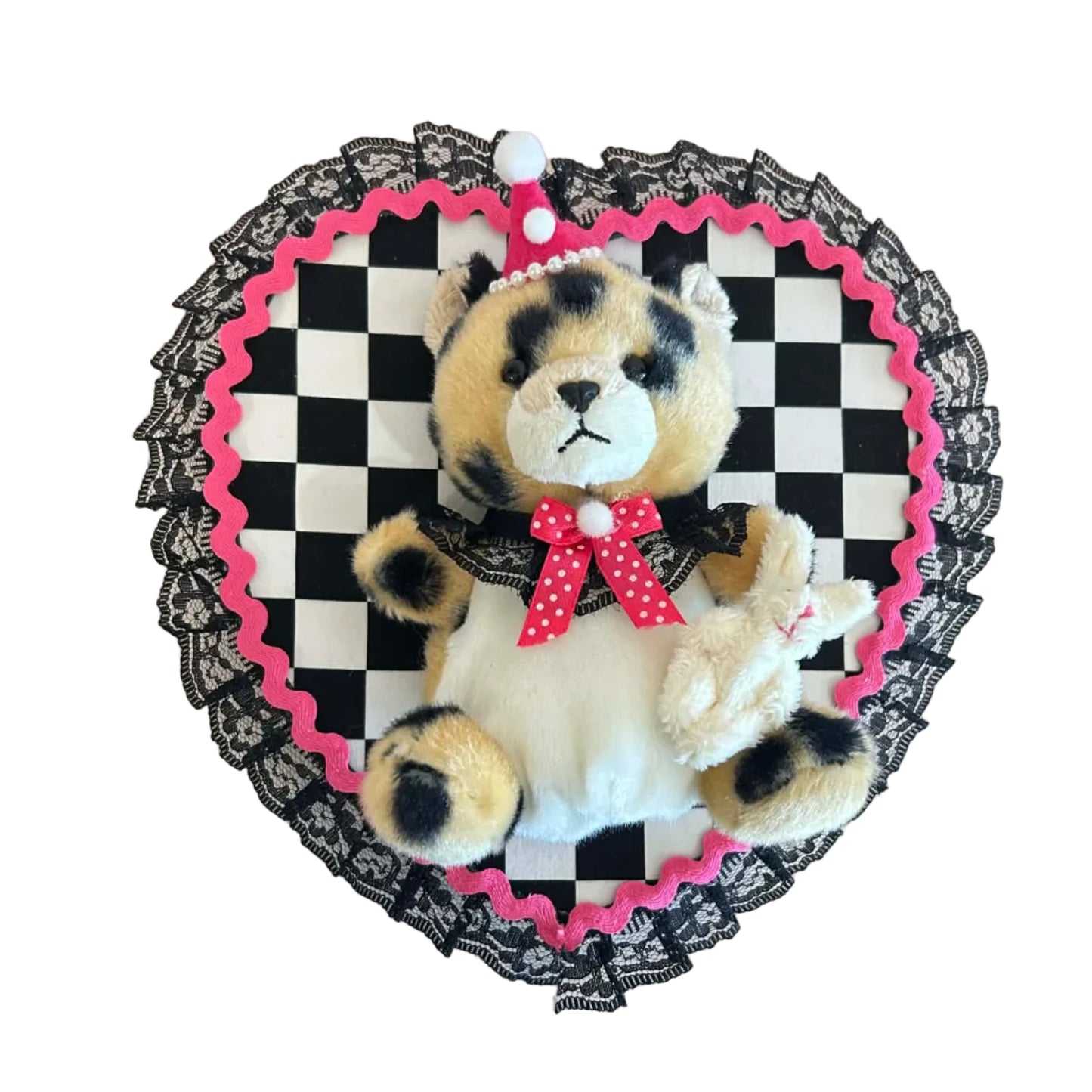 Chutney Cheetah Plush Taxidermy Art