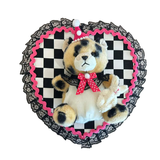 Chutney Cheetah Plush Taxidermy Art
