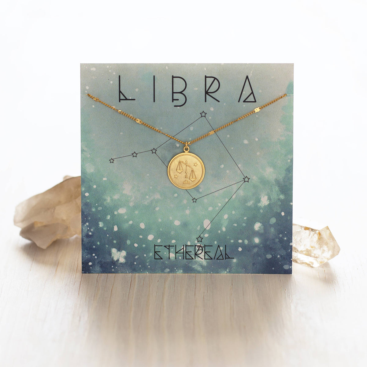 Zodiac Medallion Charm Necklace