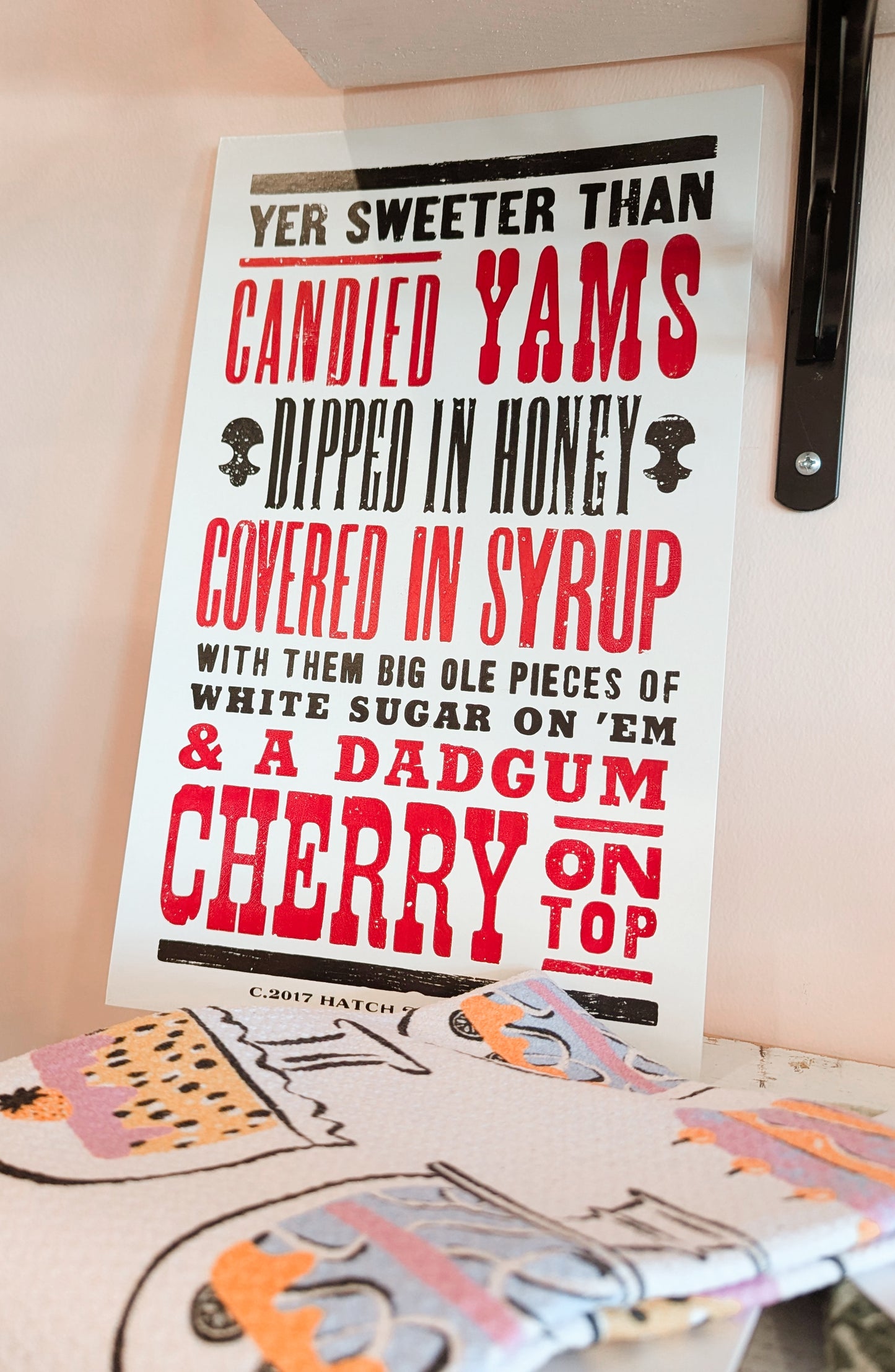 Hatch Show Print-Yer Sweeter Than Candied Yams