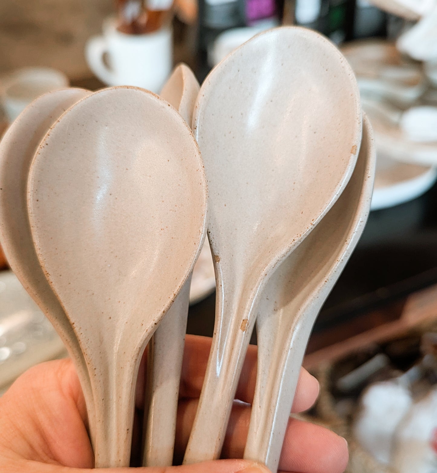 Ceramic Long Handled Spoon