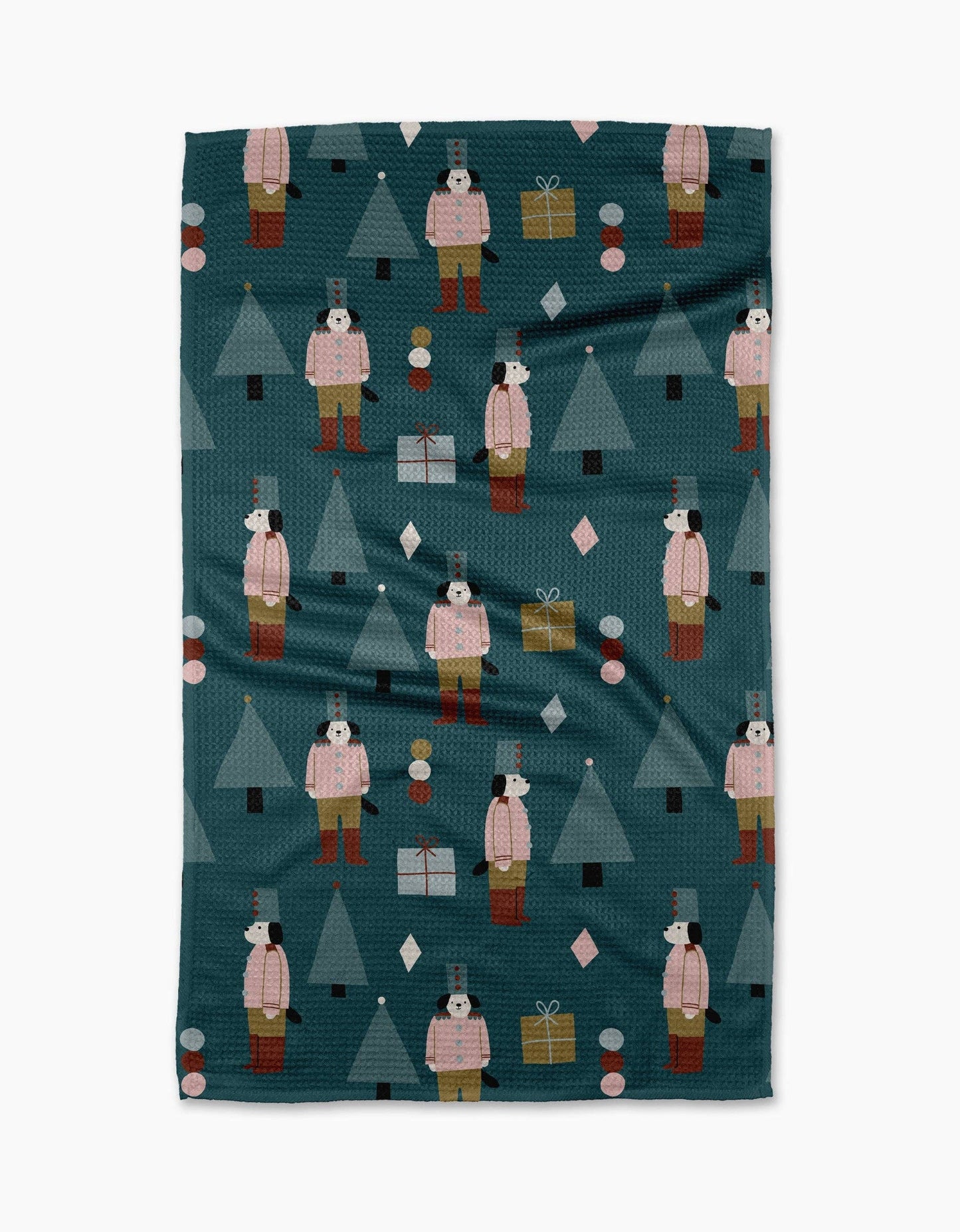 Modern Nutcracker Geometry Tea Towel