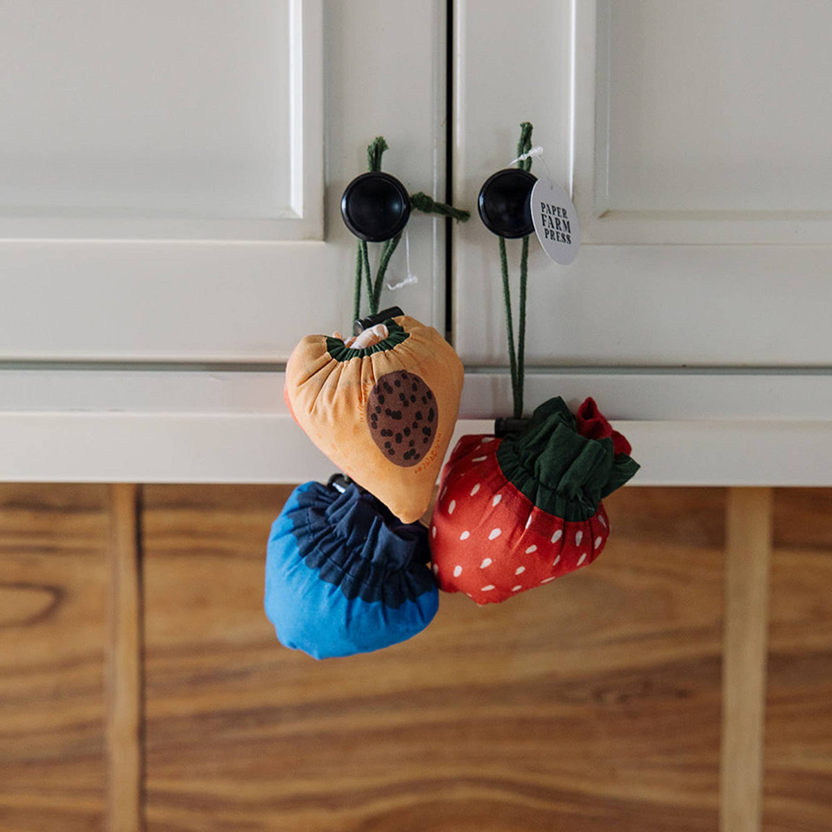 Foldable Market Tote Bag- Blueberry