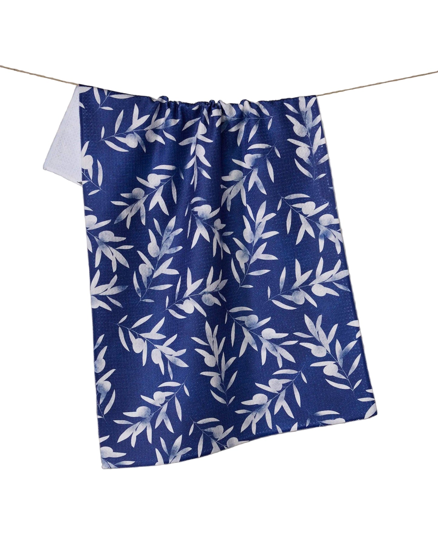 Olive Branch Geometry Tea Towel