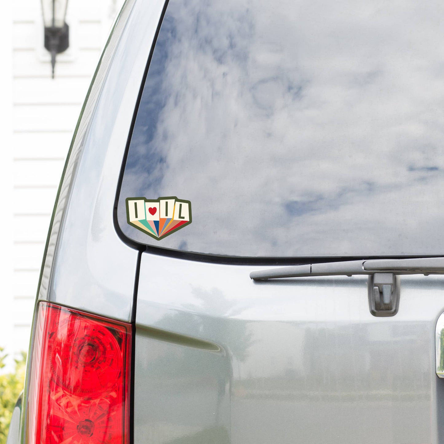 I Love IL 3D Effect Sticker
