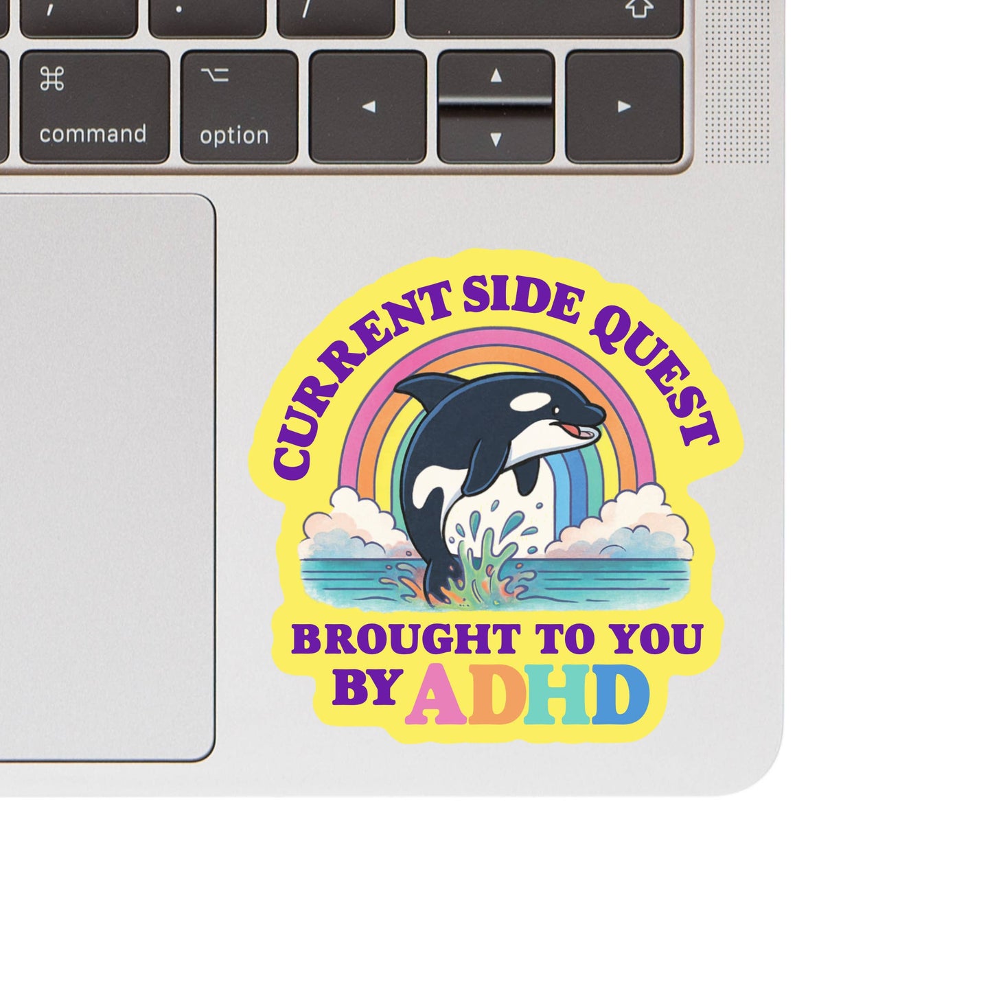 Current Side Quest ADHD  Vinyl Sticker