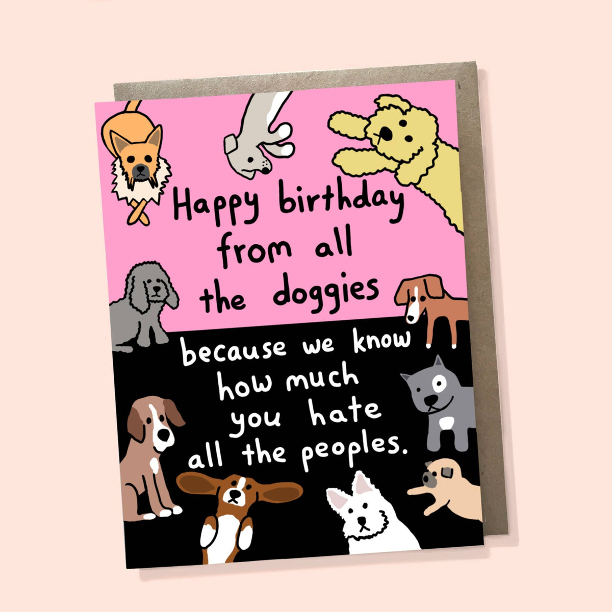 Happy Birthday From All The Doggies Card