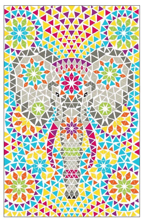 Color Quest Color-By-Number Book