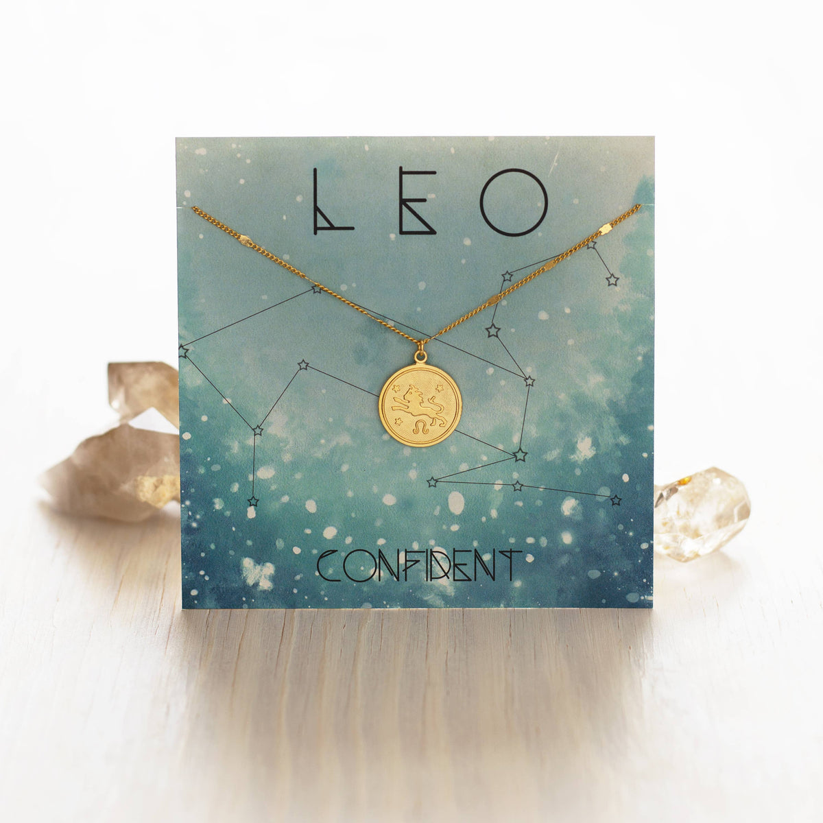 Zodiac Medallion Charm Necklace