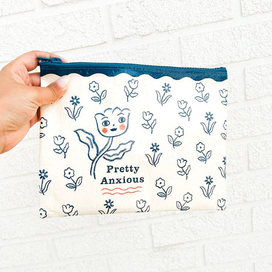 Zipper Pouch- Pretty Anxious